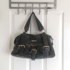 Authentic Leather Dark Gray Michael Kors Purse